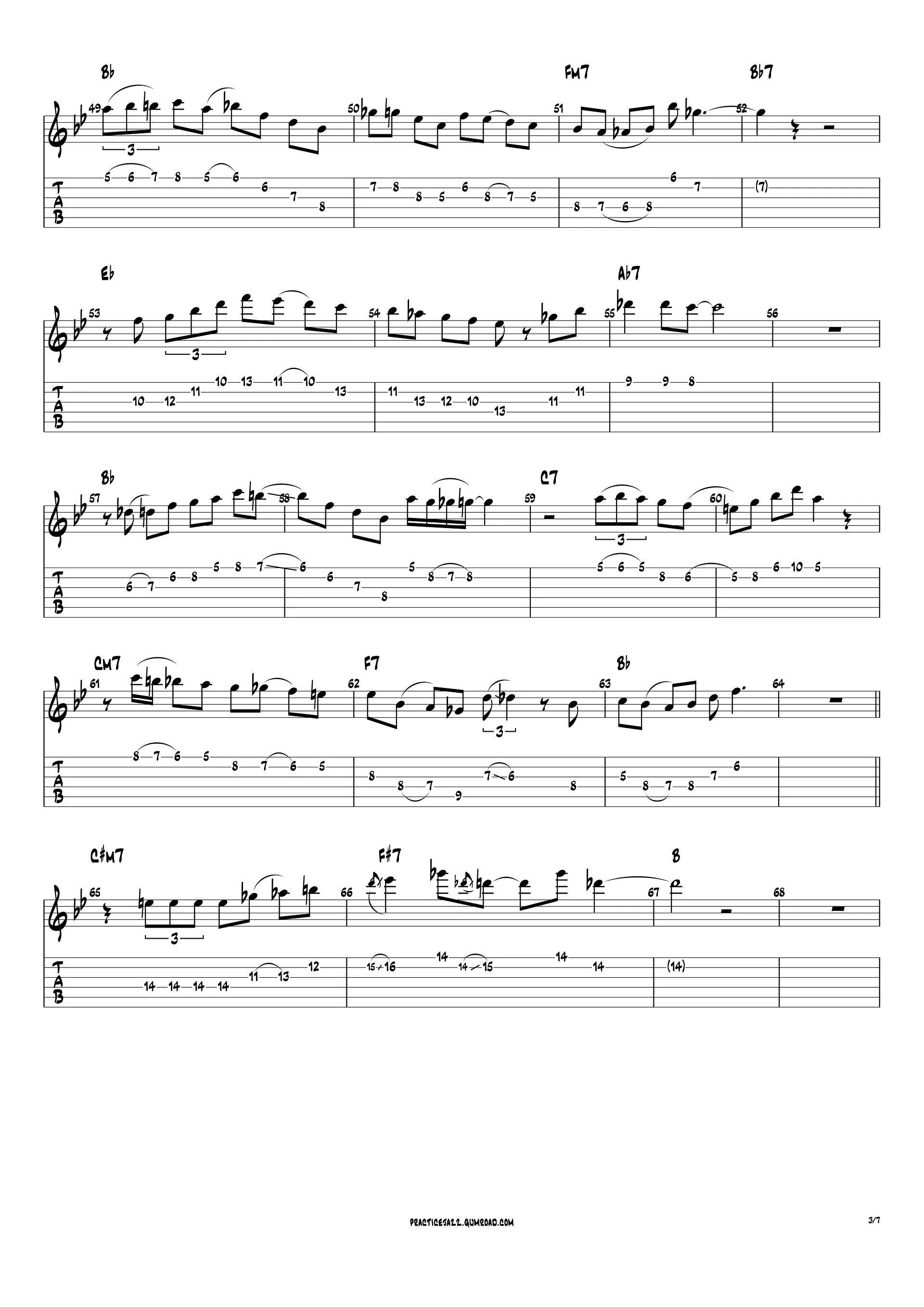 (Free Transcription) Ko Ko - Charlie Parker 1956, The Charlie Parker Story product image (4)