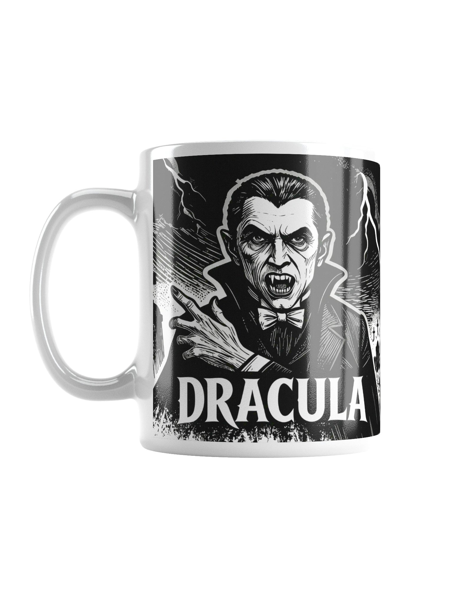 Vintage Silver Screen Dracula Coffee Mug product image (1)