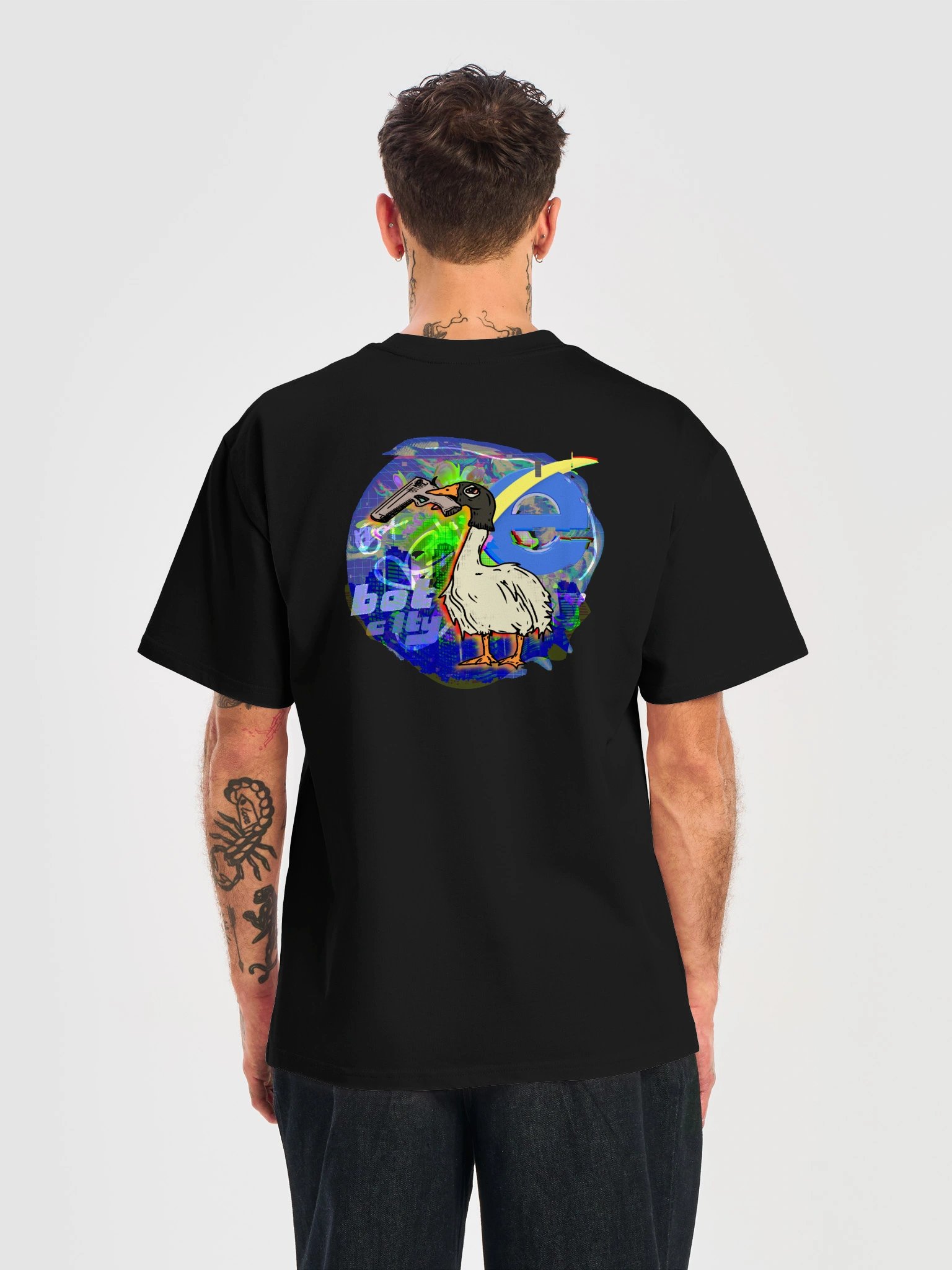 C1TY GOOSIN INTERNET SHOOTIN ● Oversized Boxy Tee product image (4)
