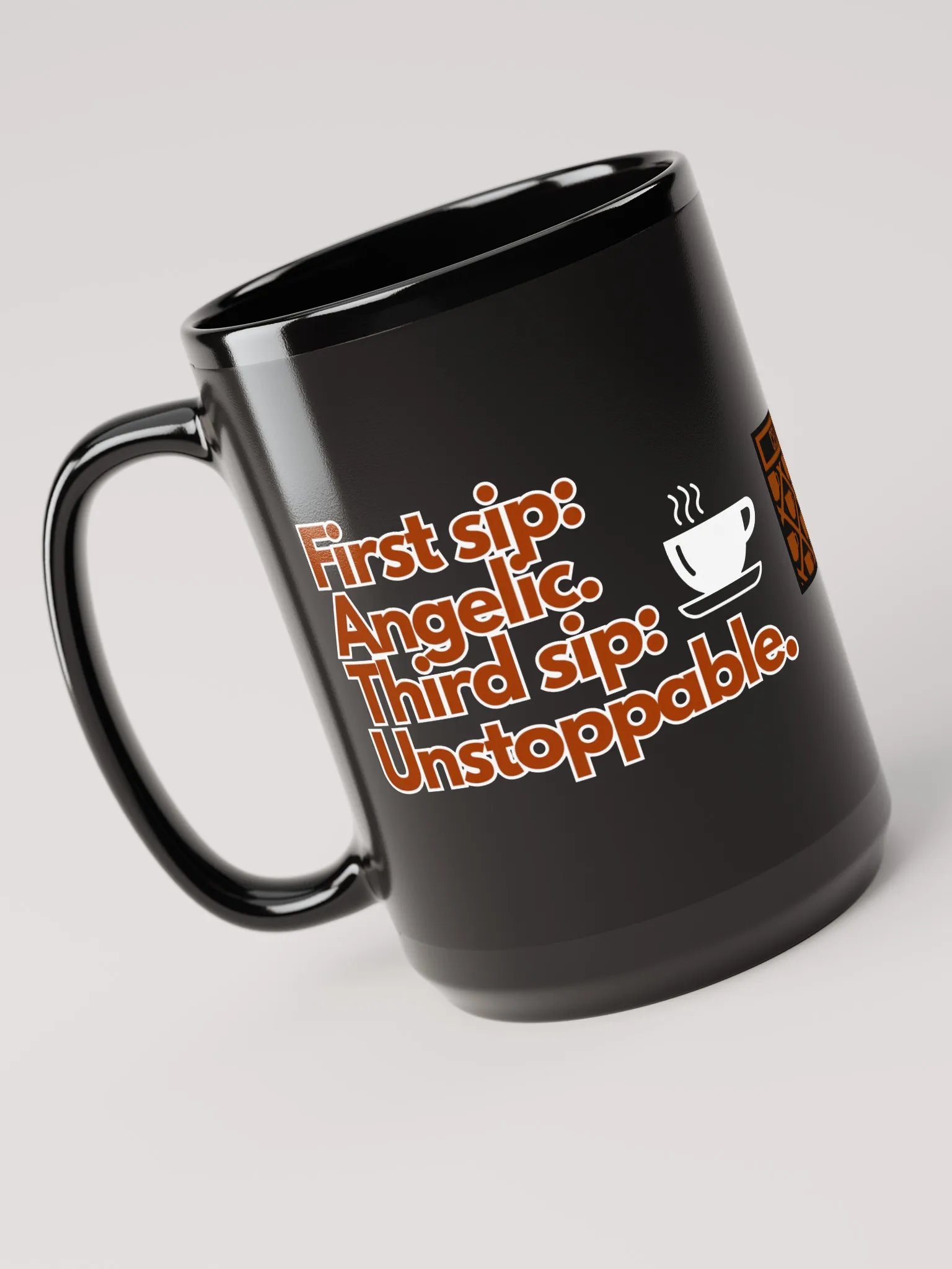 Cellar 8T Coffee - Unstoppable - Gloss Black Mug product image (3)