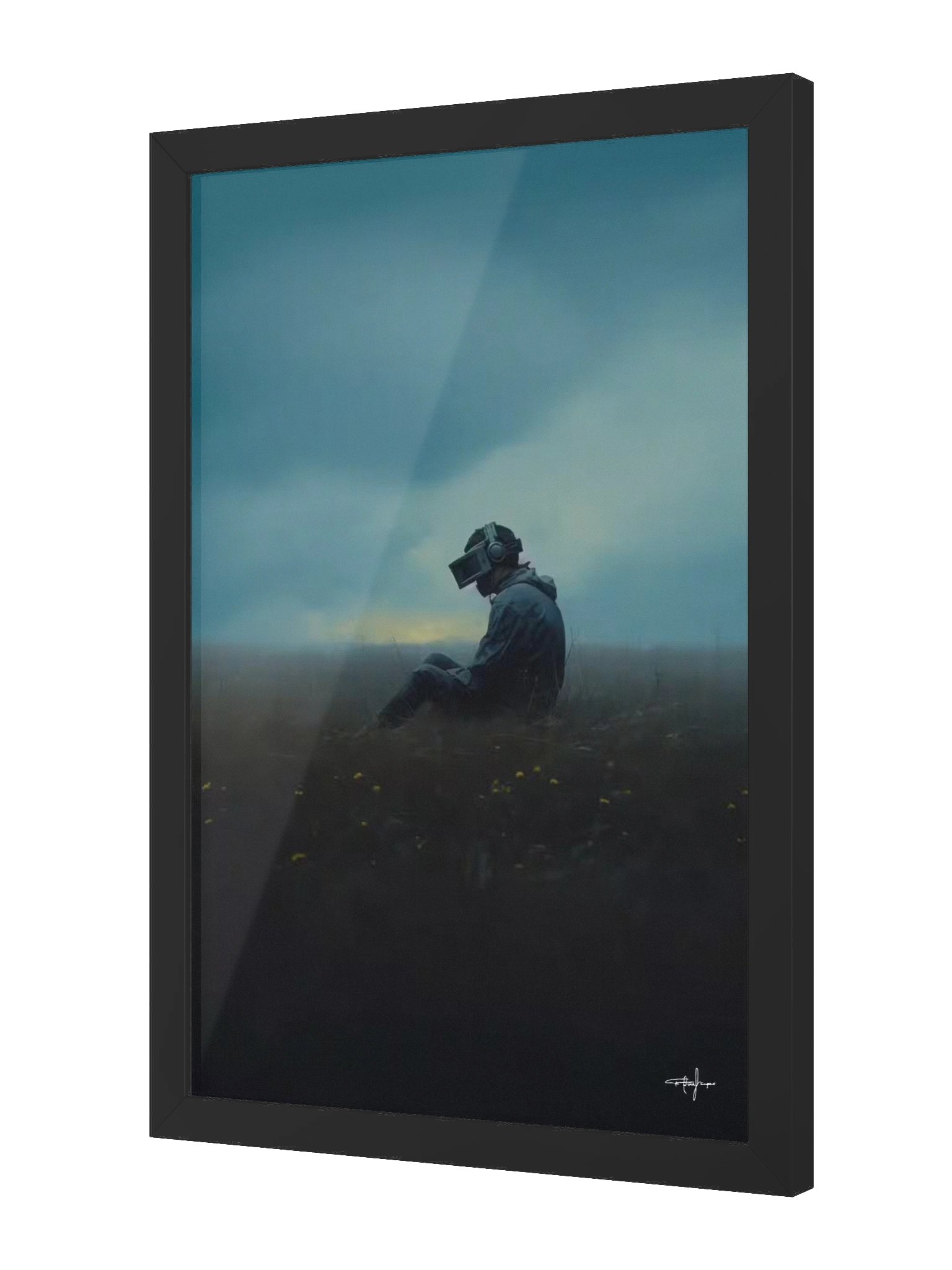VR Guy (Original) - Poster (Framed) product image (4)