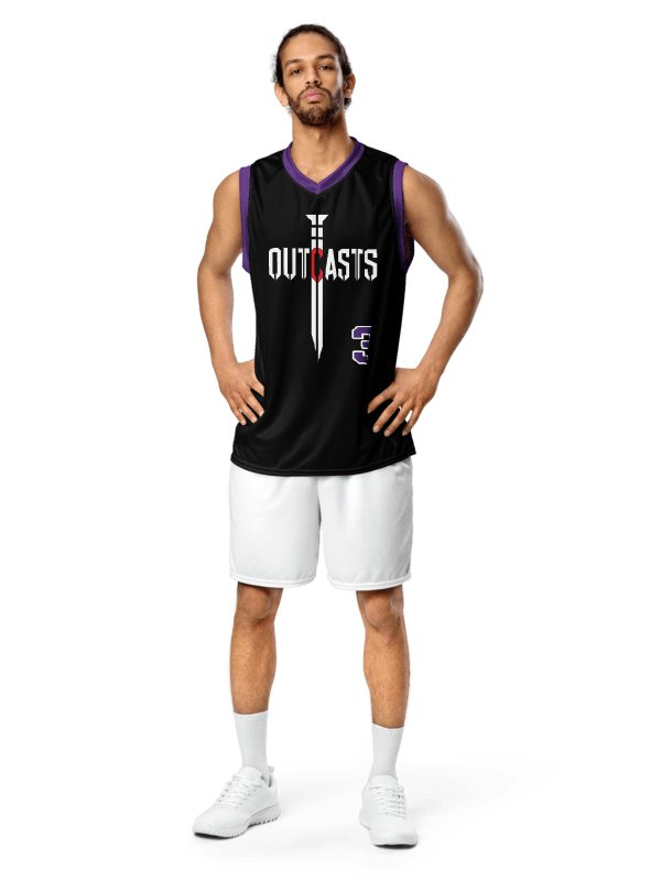 Outcasts Basketball Jersey Purple/Black product image (1)