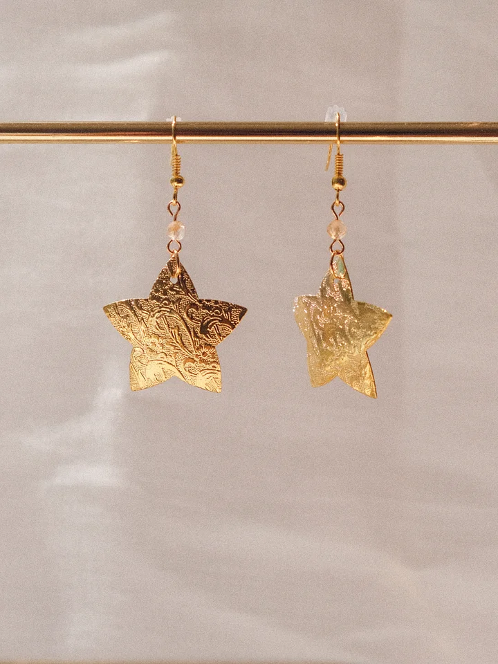 Golden star - Citrine earrings ⭐️ product image (1)