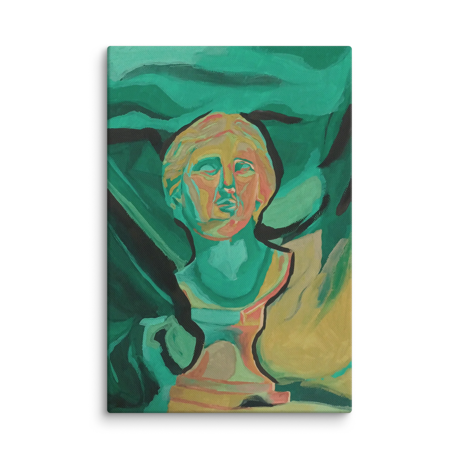 Neoclassical Turquoise Canvas Print product image (5)