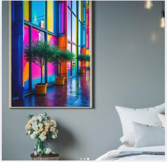 Coloured Facade Wall Art product image (2)
