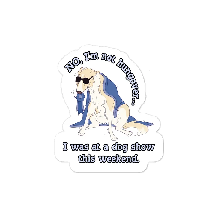 Dog Show Hangover - Cream Rosette product image (1)