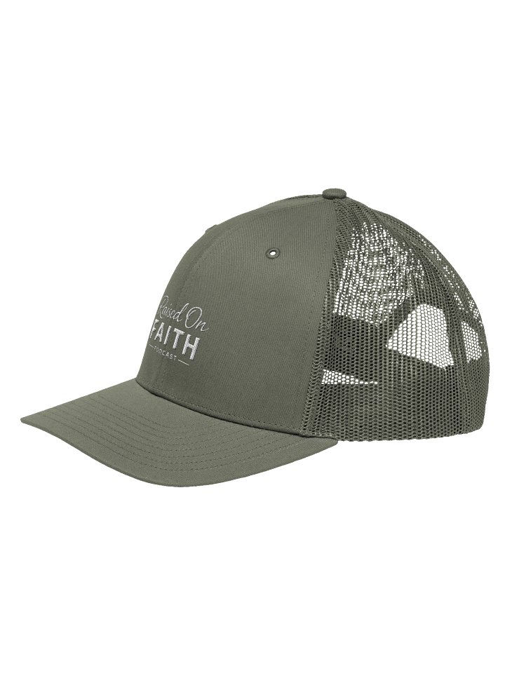 Raised on Faith Trucker - Loden/White product image (2)