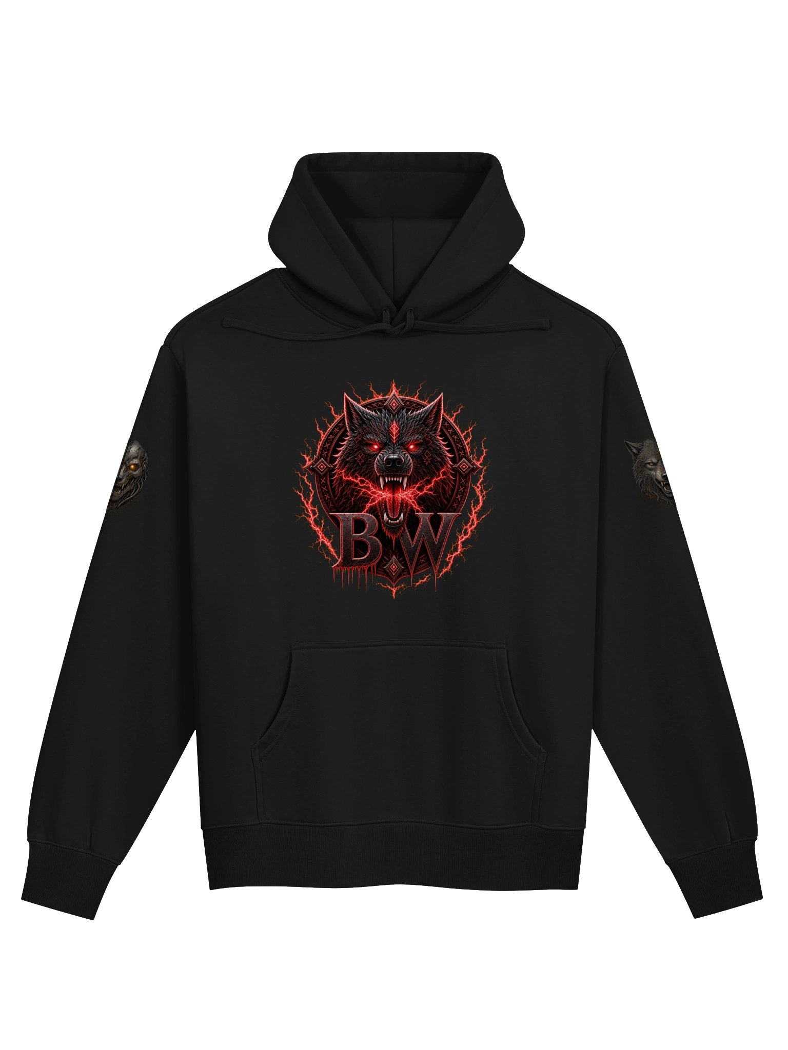 Blood Wolf Gaming Heavy Hoodie product image (1)