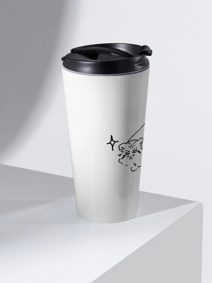 Grumpy Manul - Steel Travel Mug product image (2)