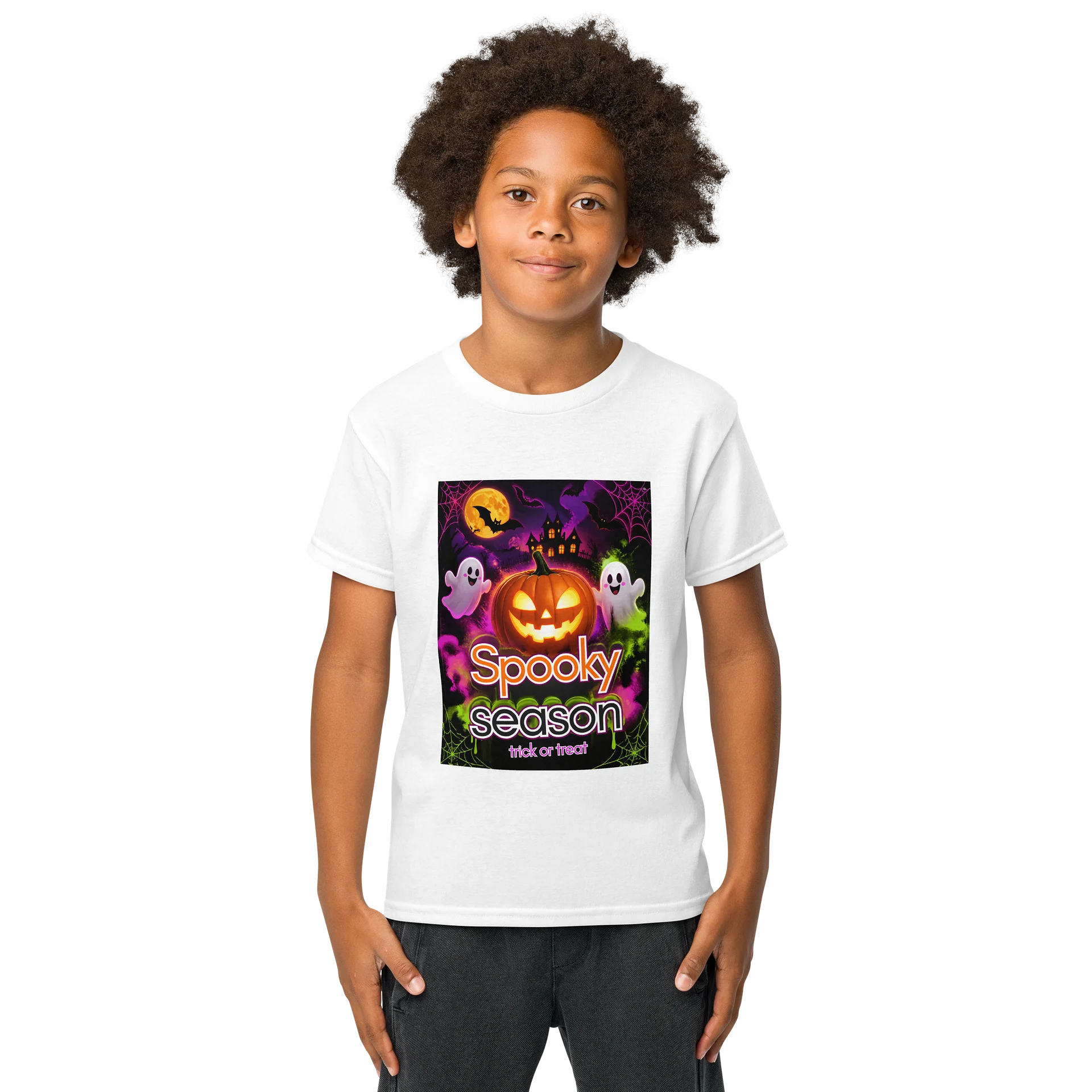 SPOOKY SEASON HALLOWEEN GRAPHIC TEE (YOUTH) product image (1)