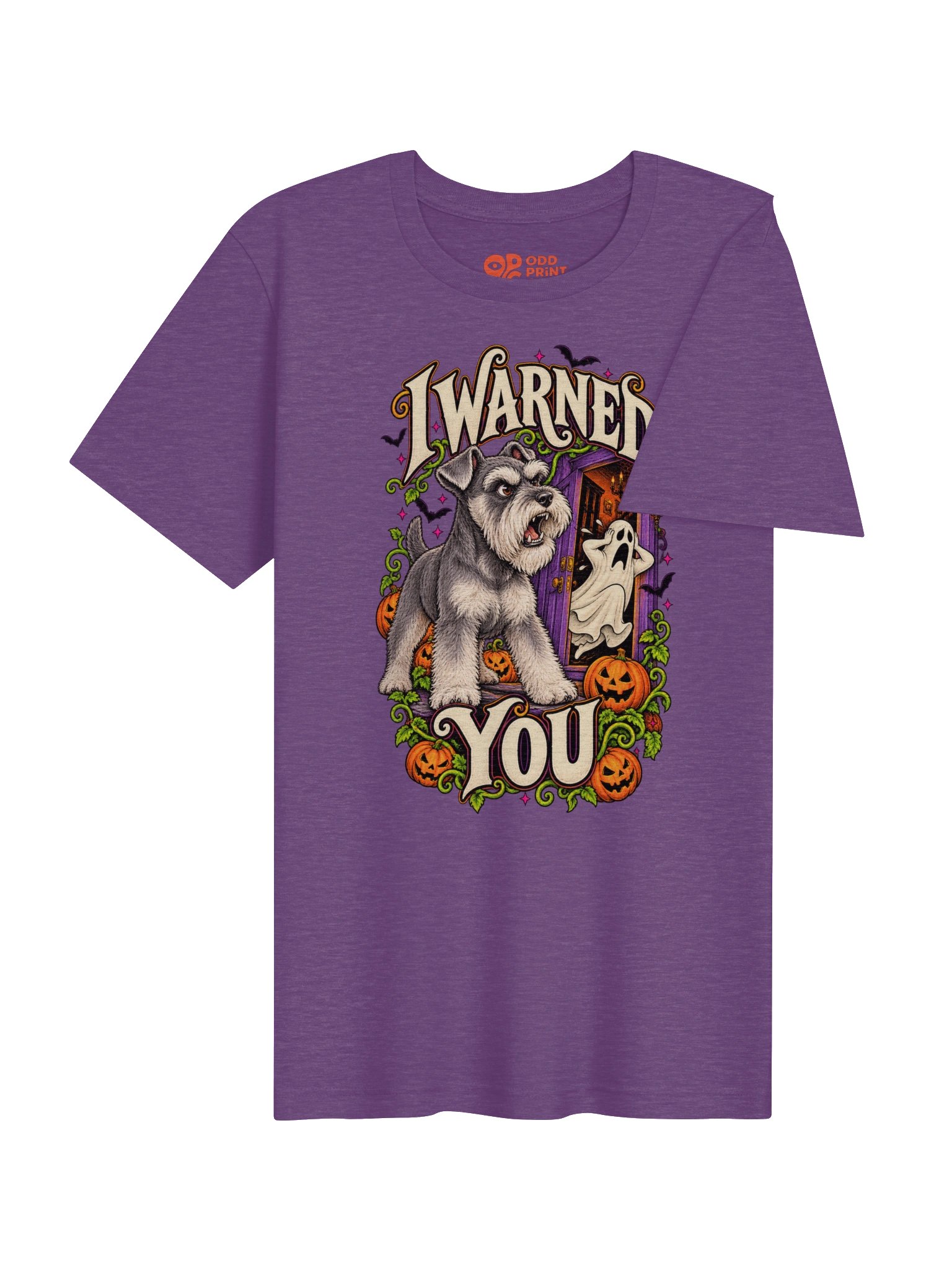 Miniature Schnauzer Halloween T-Shirt – I Warned You product image (7)