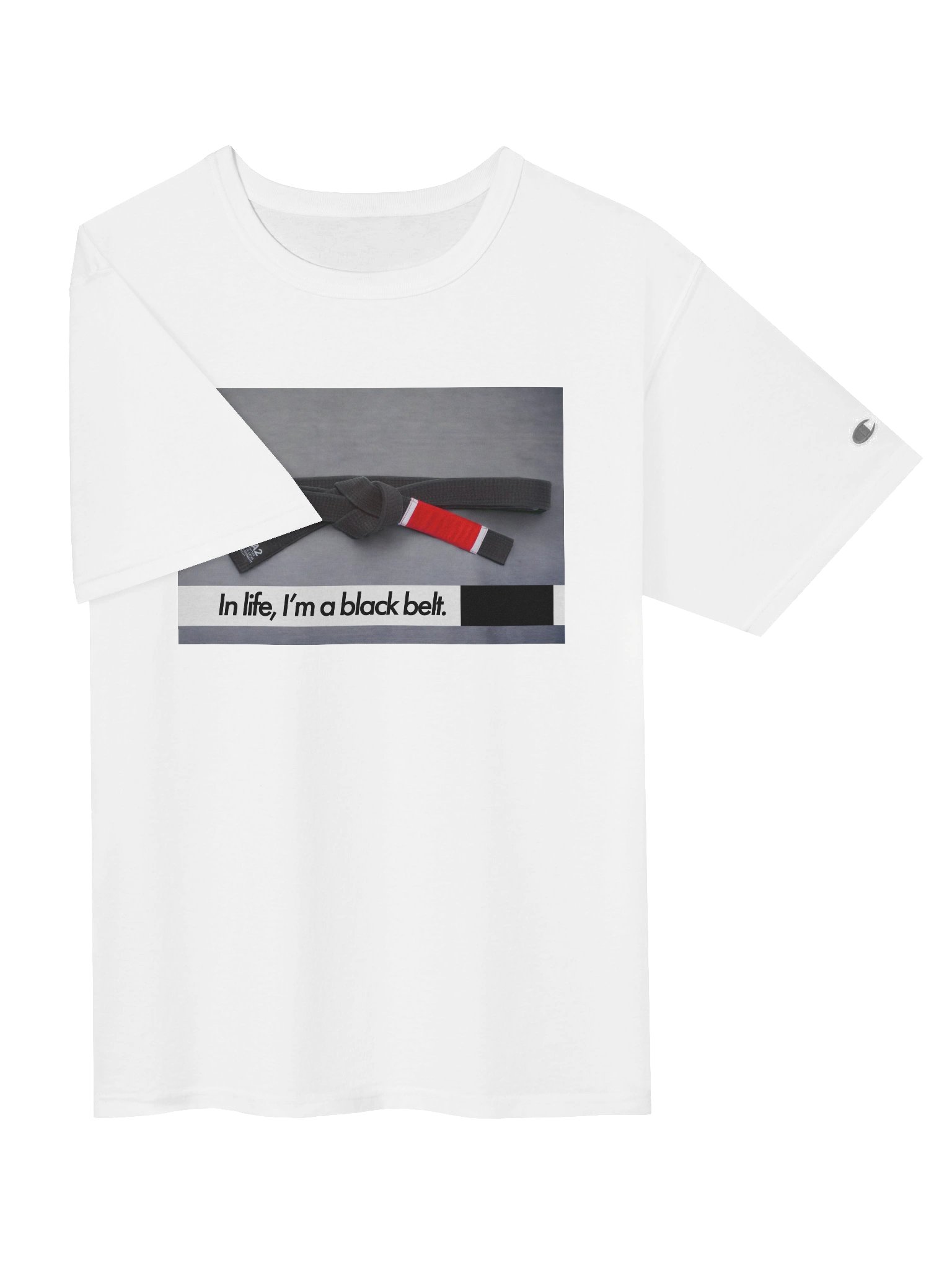 In life a black belt - UNDERHOOK x Champion Tee (Limited Edition) - White product image (3)