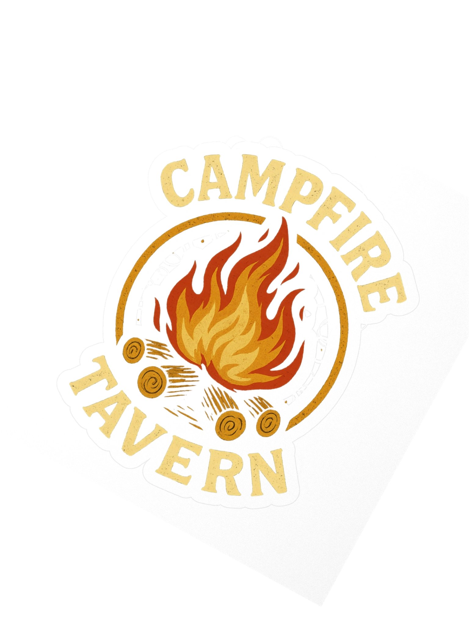 Campfire tavern | Kiss cut sticker product image (2)