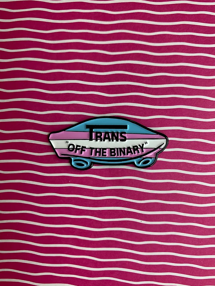 Off The Binary Enamel Pin product image (1)