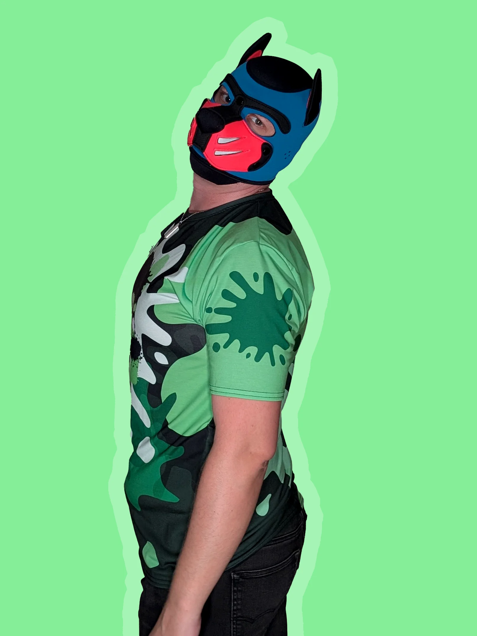 Chaos Splatter Shirt - Lime Green product image (5)