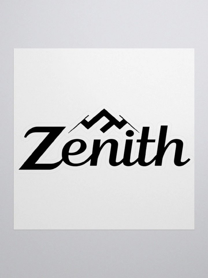 Exclusive Zenith Peak Minimalist Sticker | Premium Kiss Cut Vinyl | Perfect for Laptops, Cars & More product image (1)
