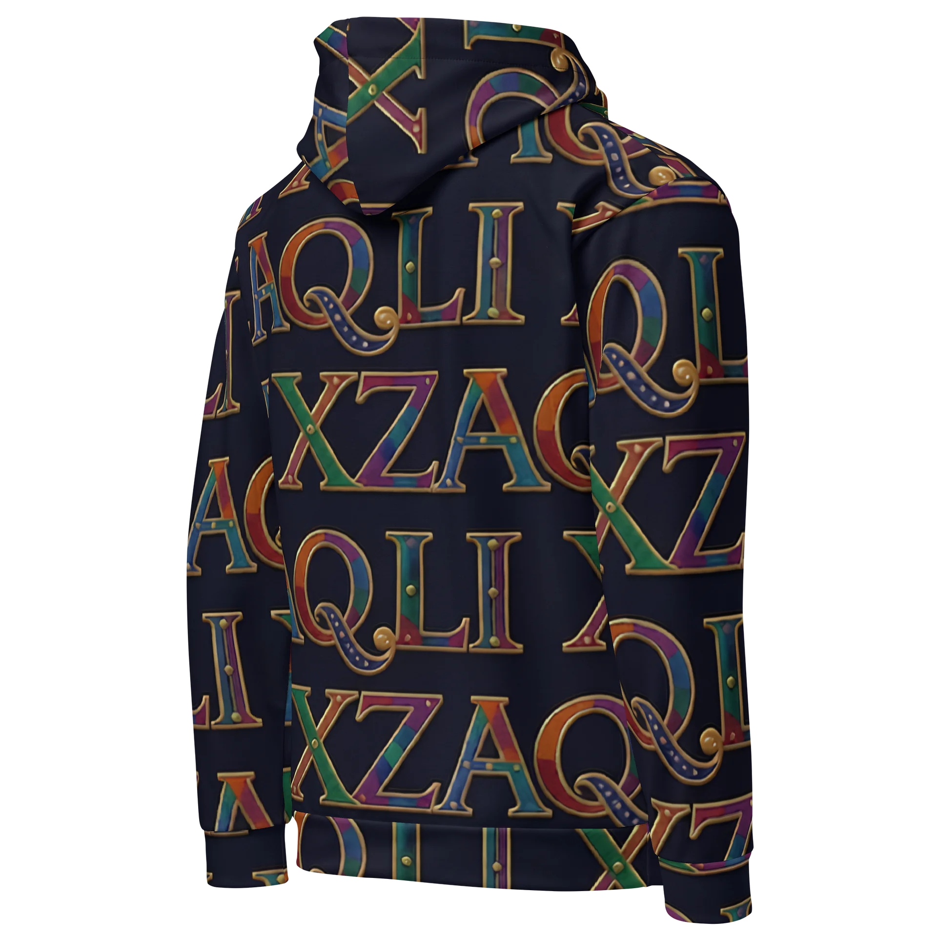 XZAQLI Prism Monogram Hoodie product image (5)