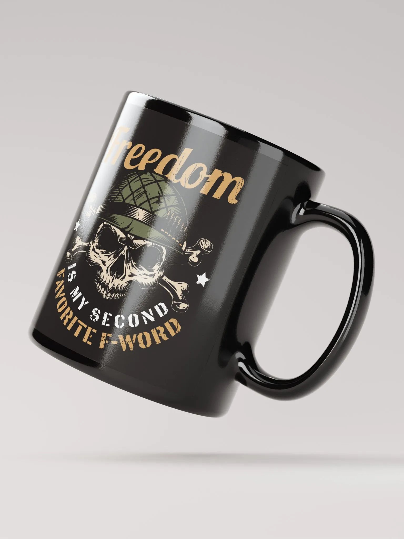 Freedom Graphic Black Mug product image (3)