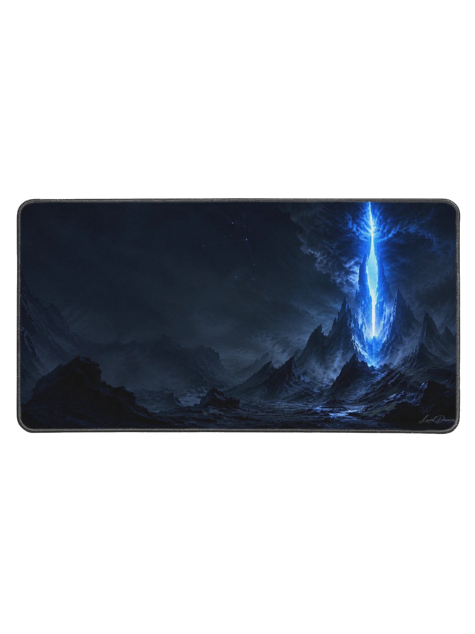 Blue Rift in the Mountains Desk Mat product image (1)