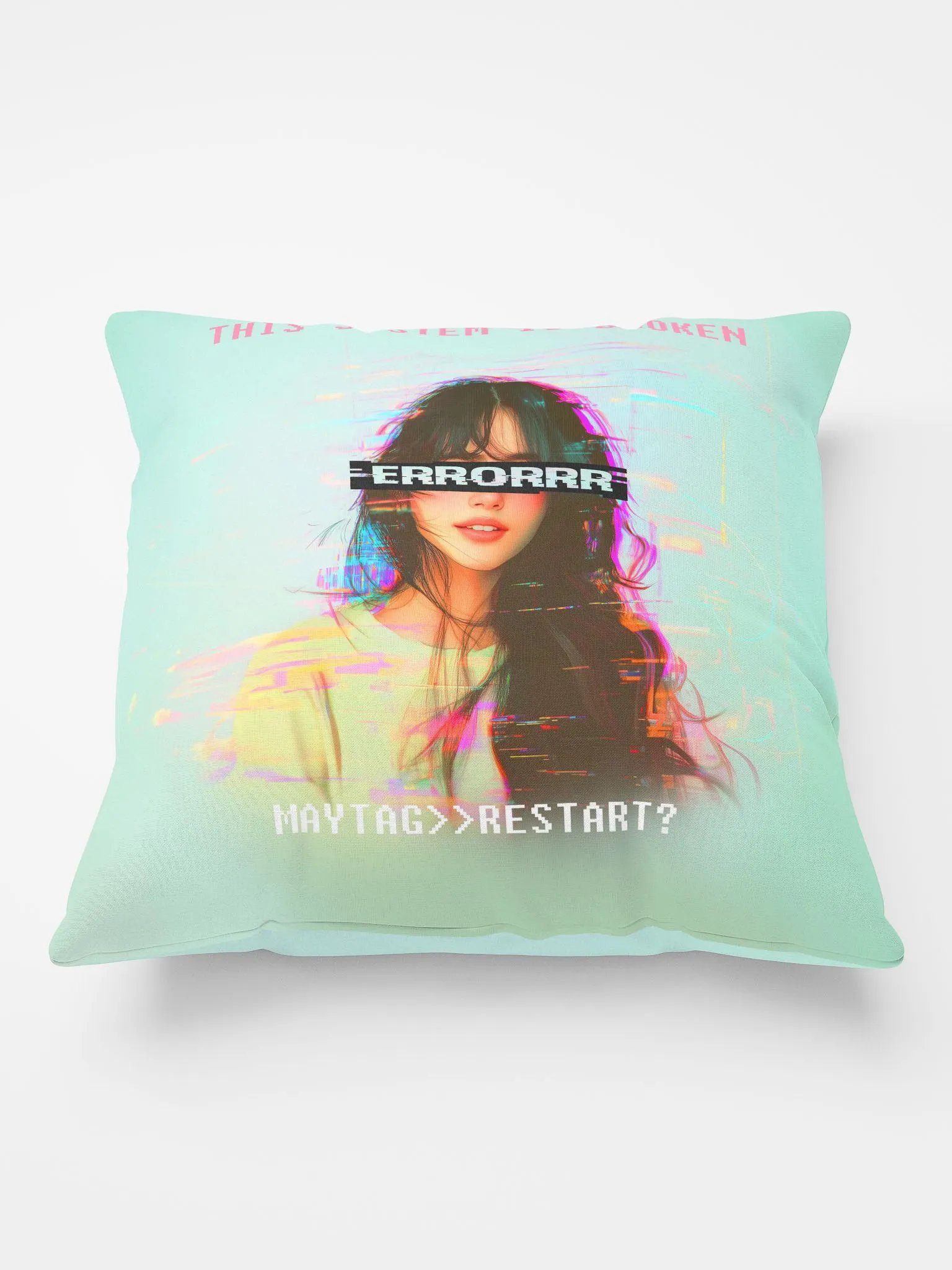 "This System is Broken" Pillow product image (5)