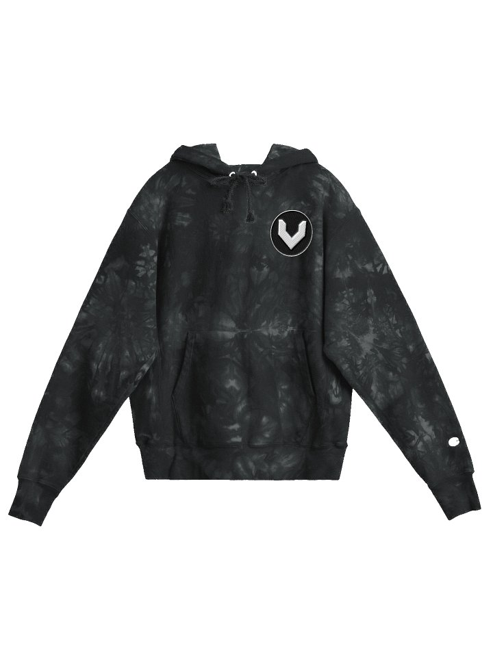 Velocity Black Tie-Dye Hoodie product image (1)