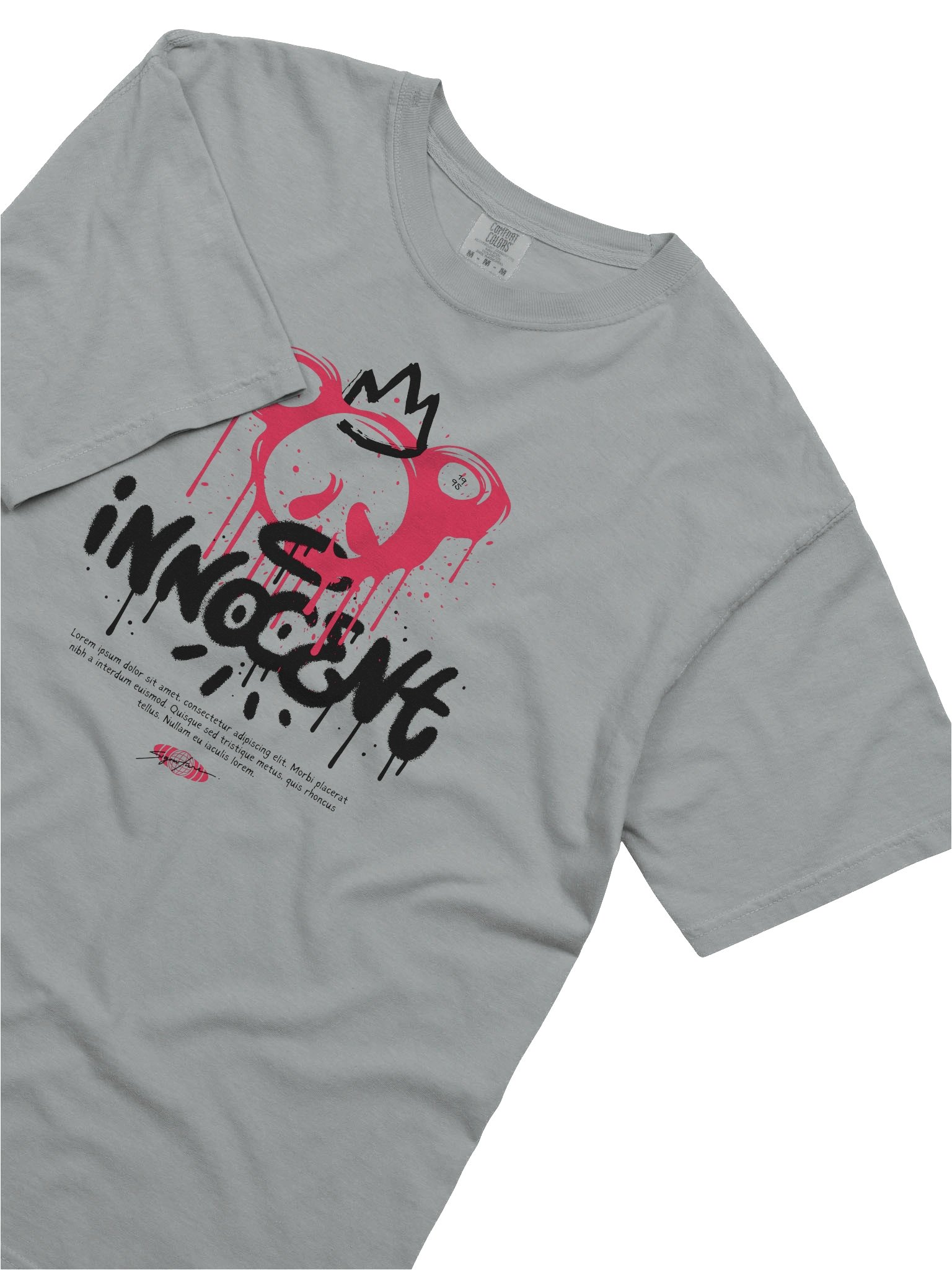 Pink Drip Abstract T-Shirt product image (20)