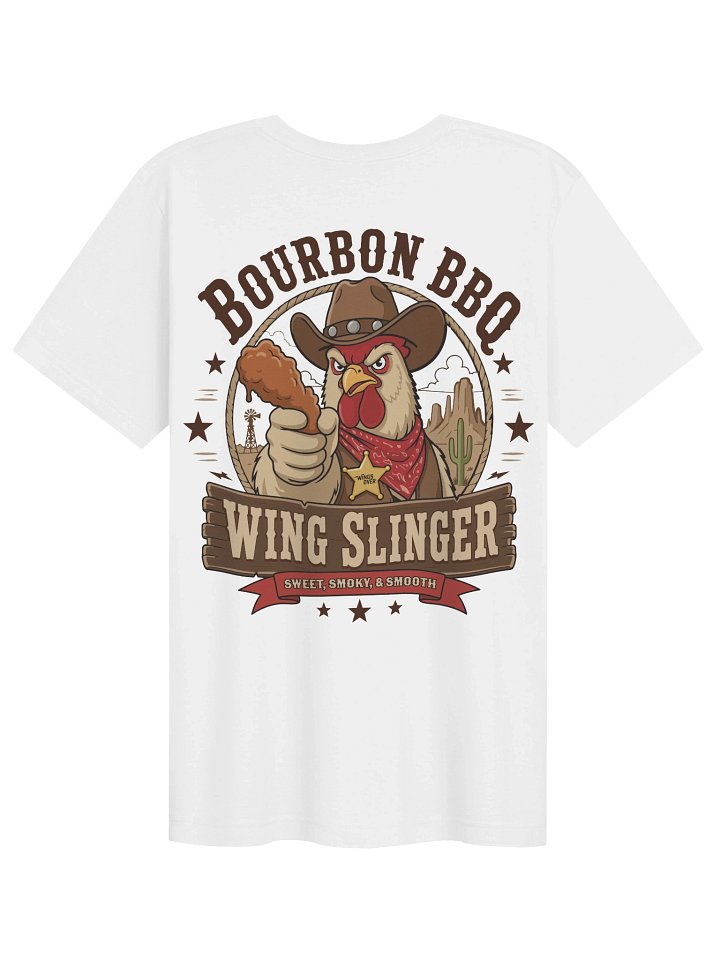 Limited Time - Bourbon BBQ T-Shirt - Wing Slinger product image (1)