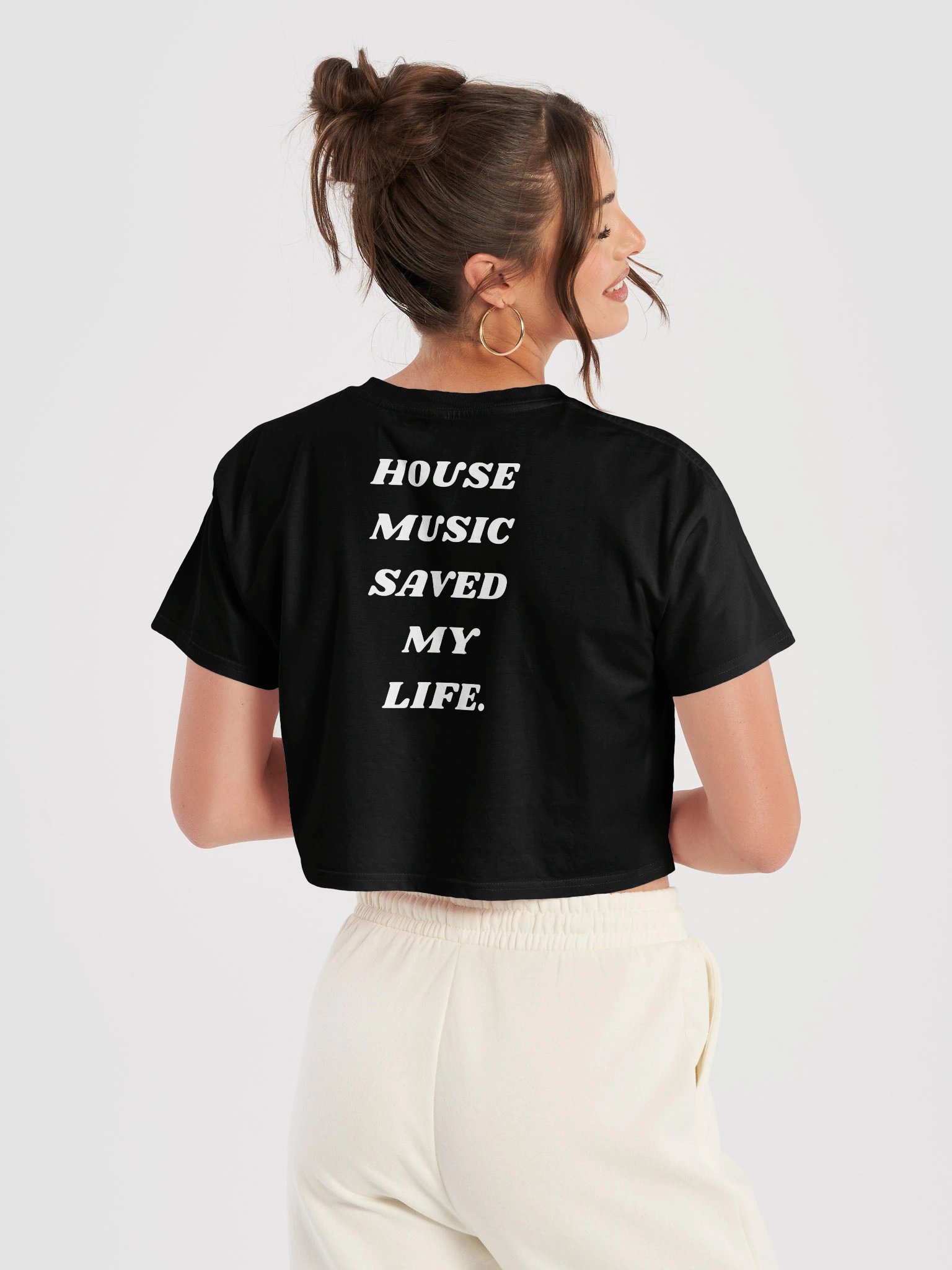 House Music Saved My Life Crop Top product image (4)