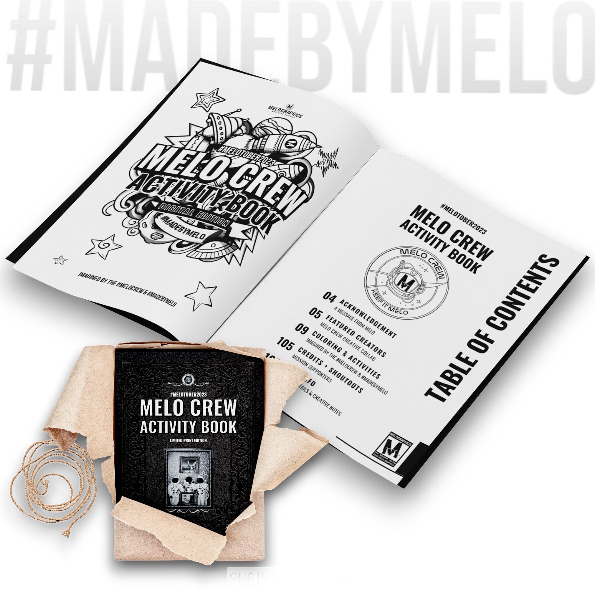 #MELOtober 2023 Melo Crew Activity Book - Print & Digital Bundle | #MadeByMELO product image (3)