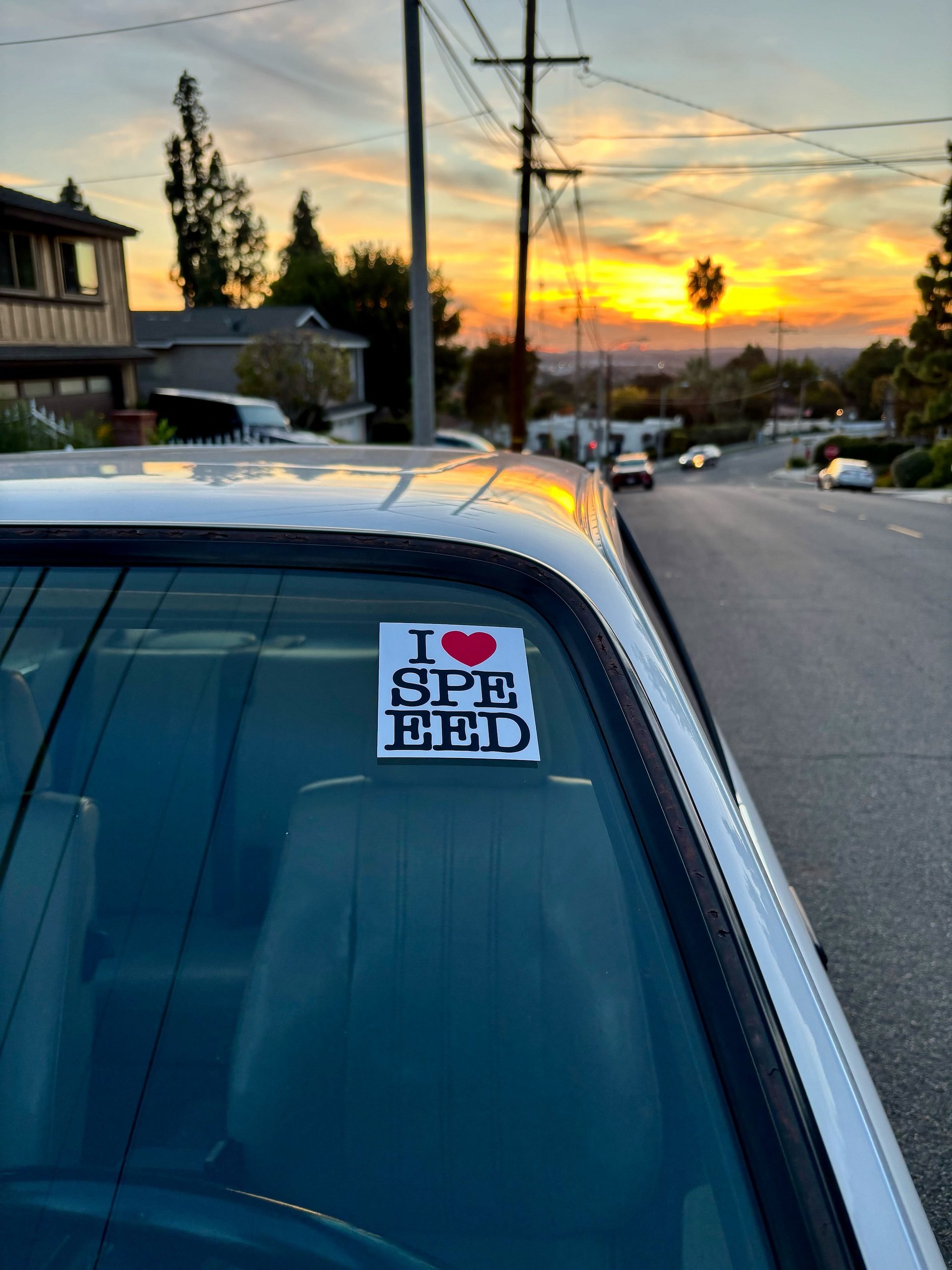 I <3 SPEEED Sticker product image (2)