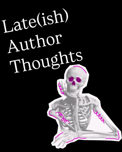 It’s 10pm, do you know what your favorite authors are thinking?

Business brain: market your books
Autistic brain: no
Busines...
