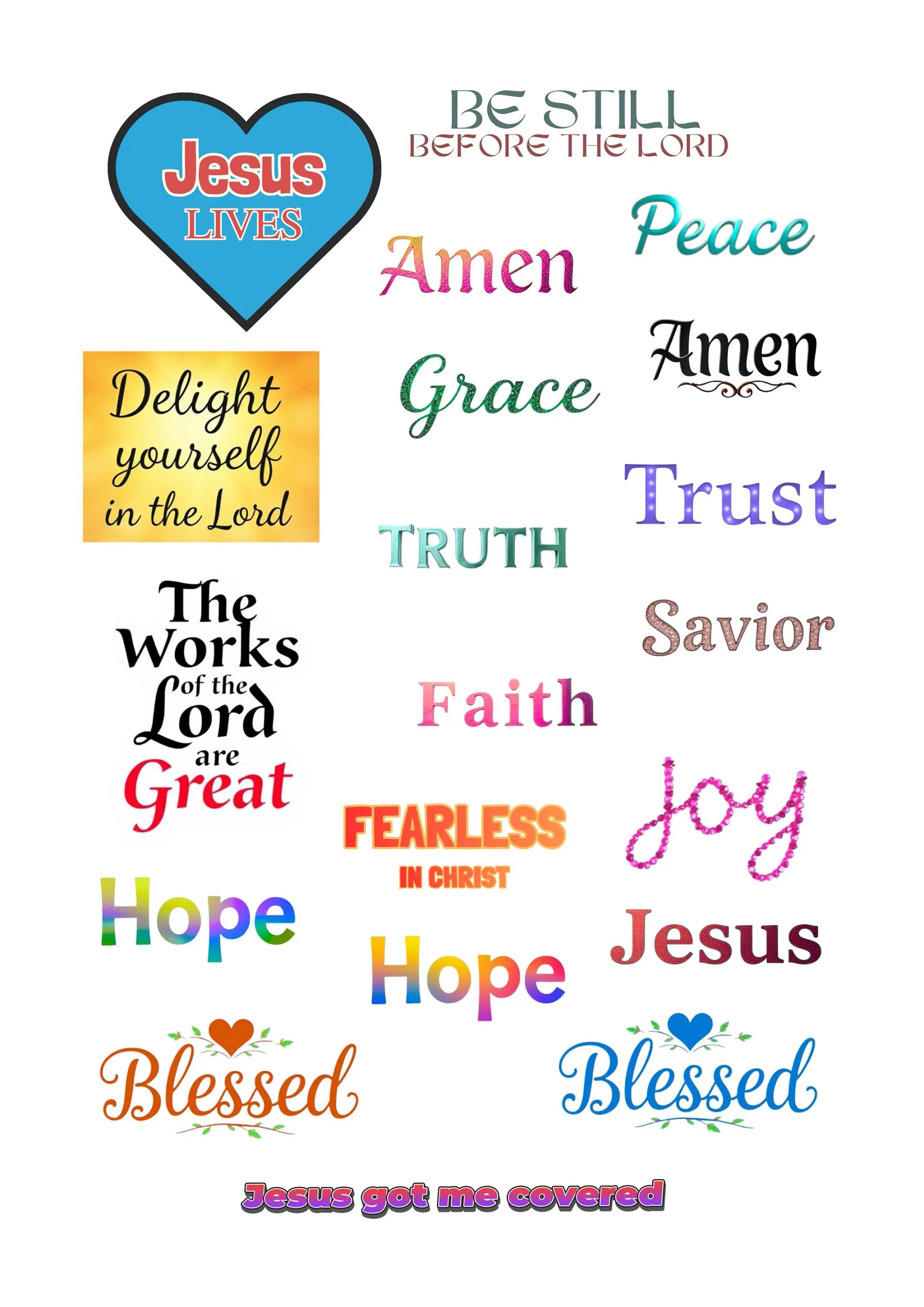 Scripture Affirmation & Bible Verse Bundle (15 pages) product image (5)