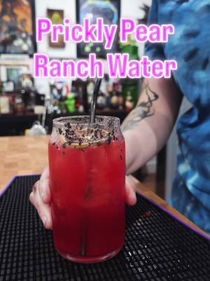 Prickly Pear Ranch Water 🌵✨ It’s getting warmer by the day, and ranch water season is officially here. I spotted some prickly pears at my local market and couldn’t resist bringing a few home for a little cocktail R&D. For this version: • ½ prickly pear, diced • Juice of ½ lime • ¾ oz 1:1 agave syrup • 2 oz blanco tequila (omit for a mocktail) • Shake with ice and double strain • Add fresh ice • Top with your favorite sparkling water • Stir and enjoy Bright, refreshing, and ridiculously easy to make. The best part? This is more of a template than a recipe. Swap the prickly pear for whatever fruit is in season, adjust the sweetness to your liking, and make it your own. What fruit would you use? P.S. I made this video filming on a new gimbal camera I bought, so there is a bit of a learning curve 💜 . . . #summerdrink #tequila #refreshing #cocktailrecipe #drinktok 