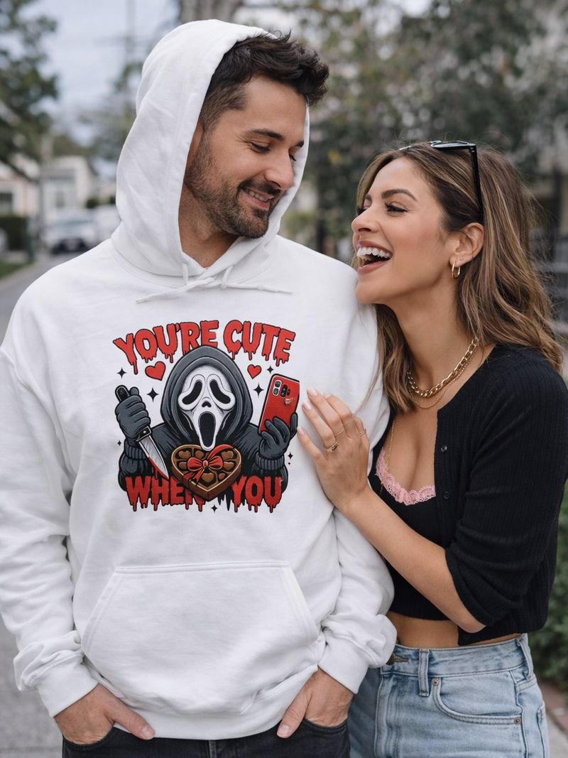 Horror Valentine's Hoodie product image (1)