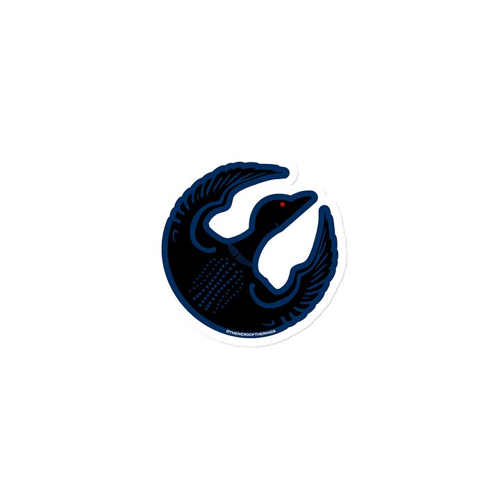 Rebel Loon Magnet - Black & Dark Blue product image (1)
