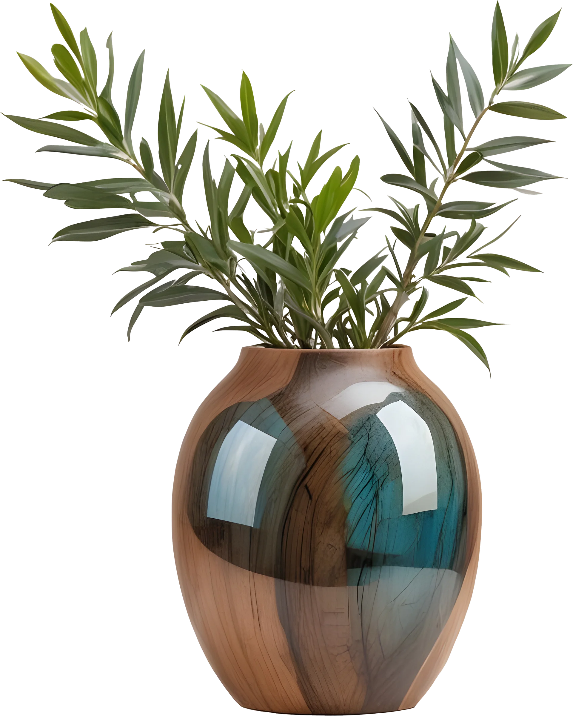 Harmony of Nature – Decorative Vase PNG product image (1)