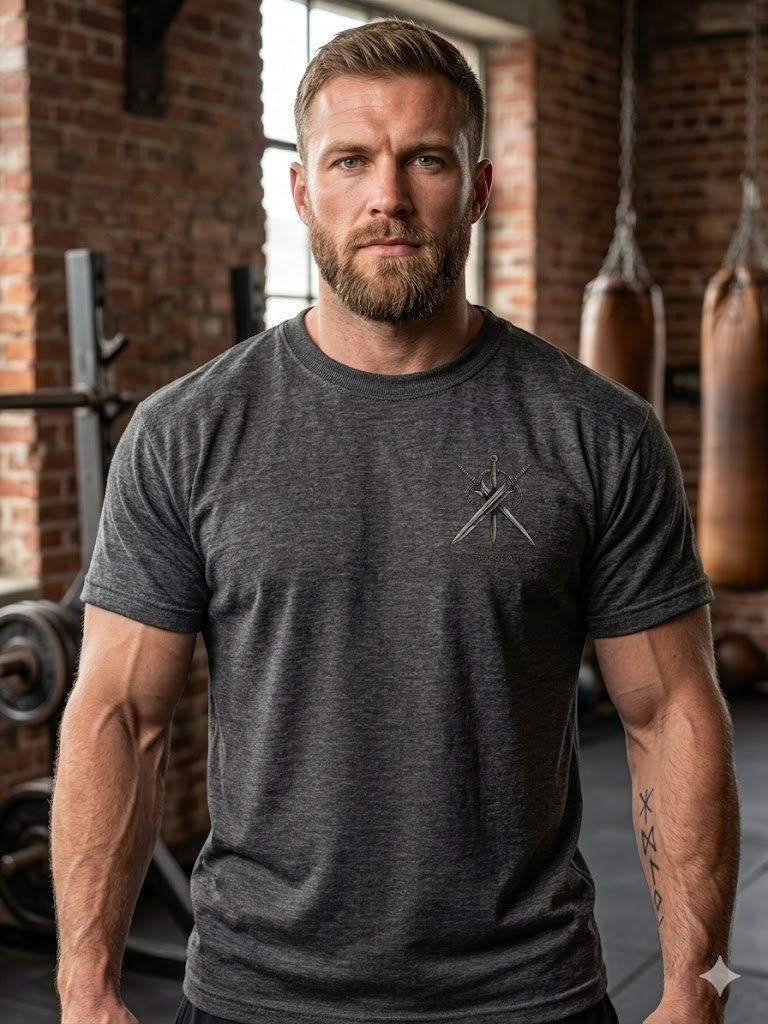Iron Sharpens Iron Heavyweight Premium Tee | Proverbs 27:17 Christian Shirt + Free Prayer Guide product image (12)