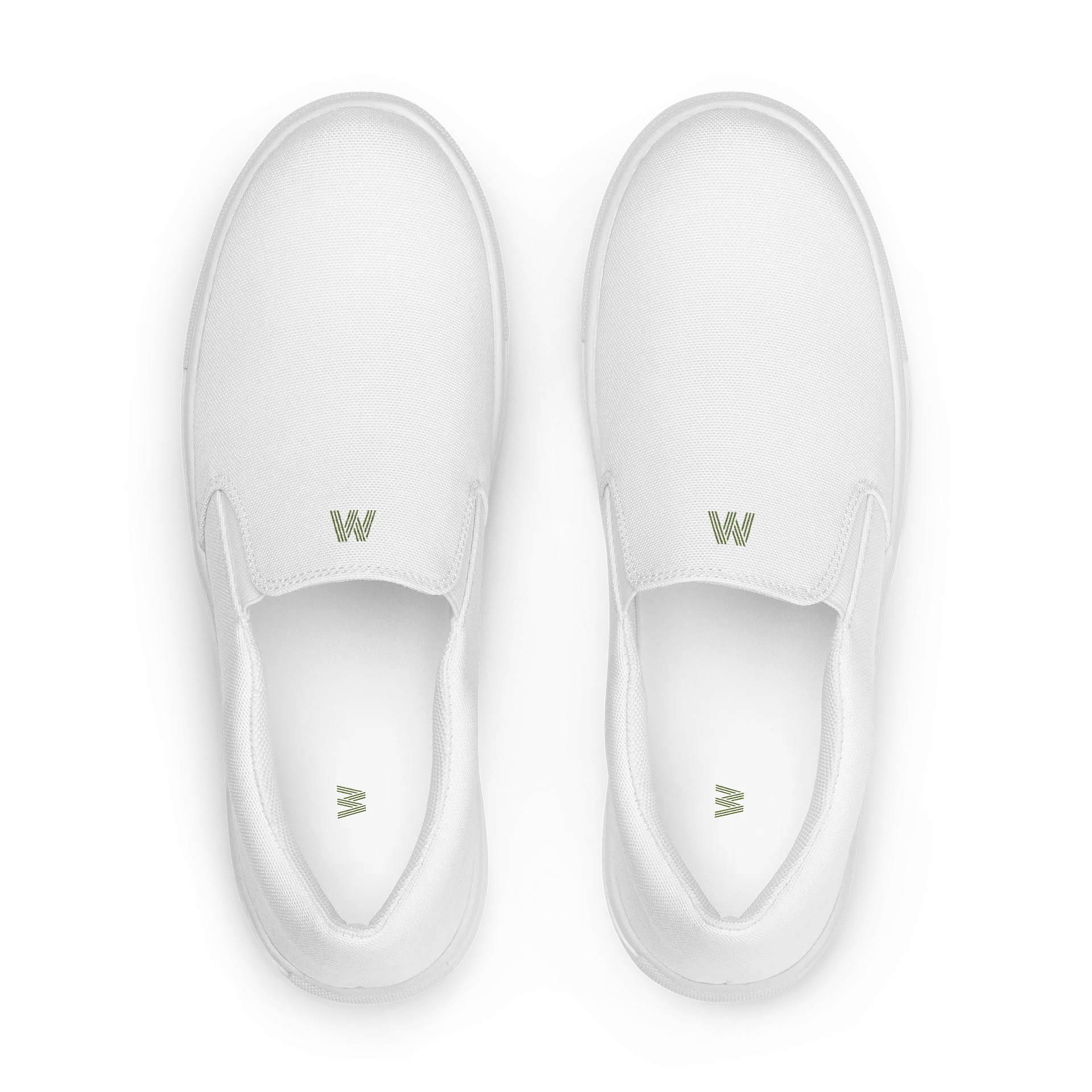 Olive "W" Men's Slip-On Shoes product image (1)