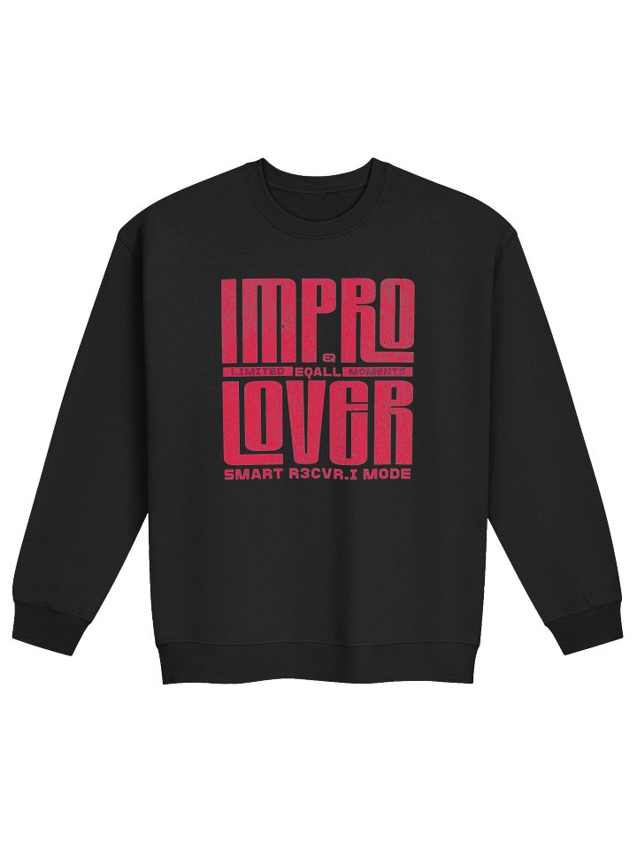 Limited IMPRO Lover Moments Crewneck Sweatshirt_R3CVR.i mode by EQALL® Essentials_Red product image (22)