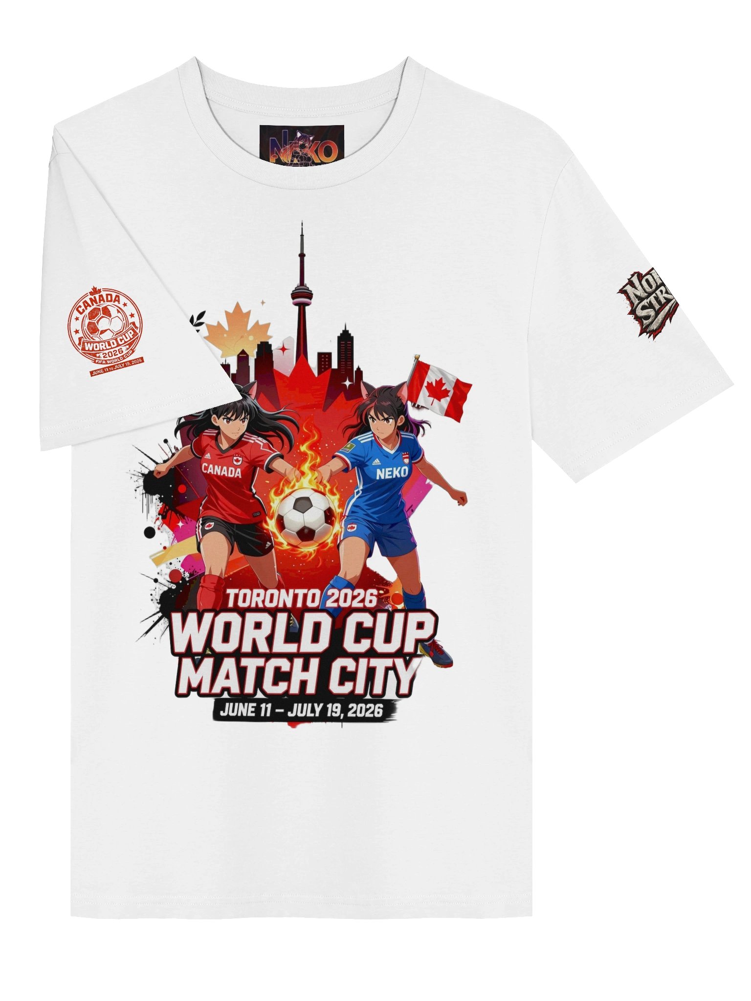 2026 World Cup Street Fusion Tee 🇨🇦 | Urban Soccer Graphic T-Shirt (Limited Edition) product image (3)