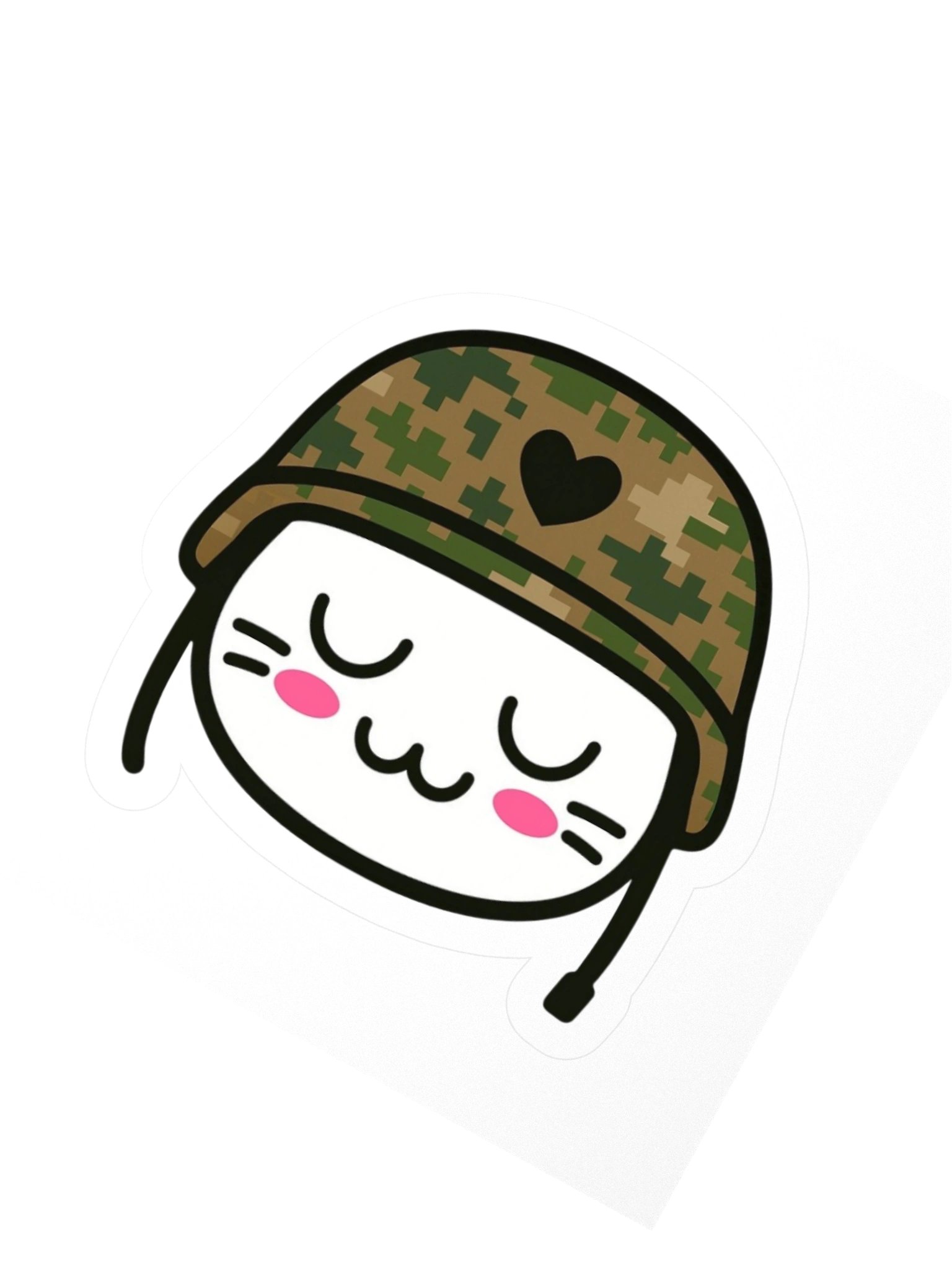 UWU Tactical Cat Sticker product image (2)