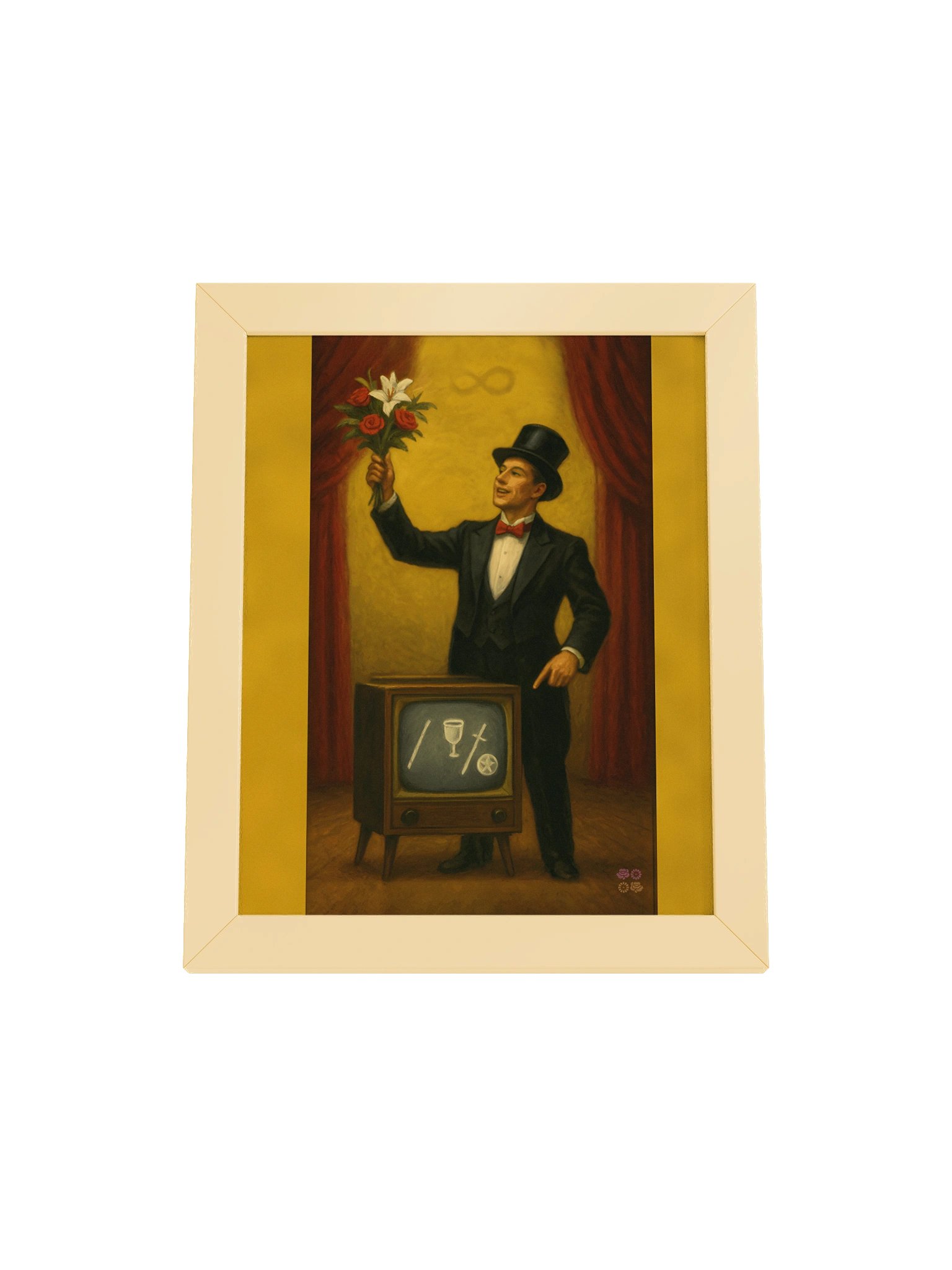 1 The Magician Tarot Art Framed Poster product image (1)