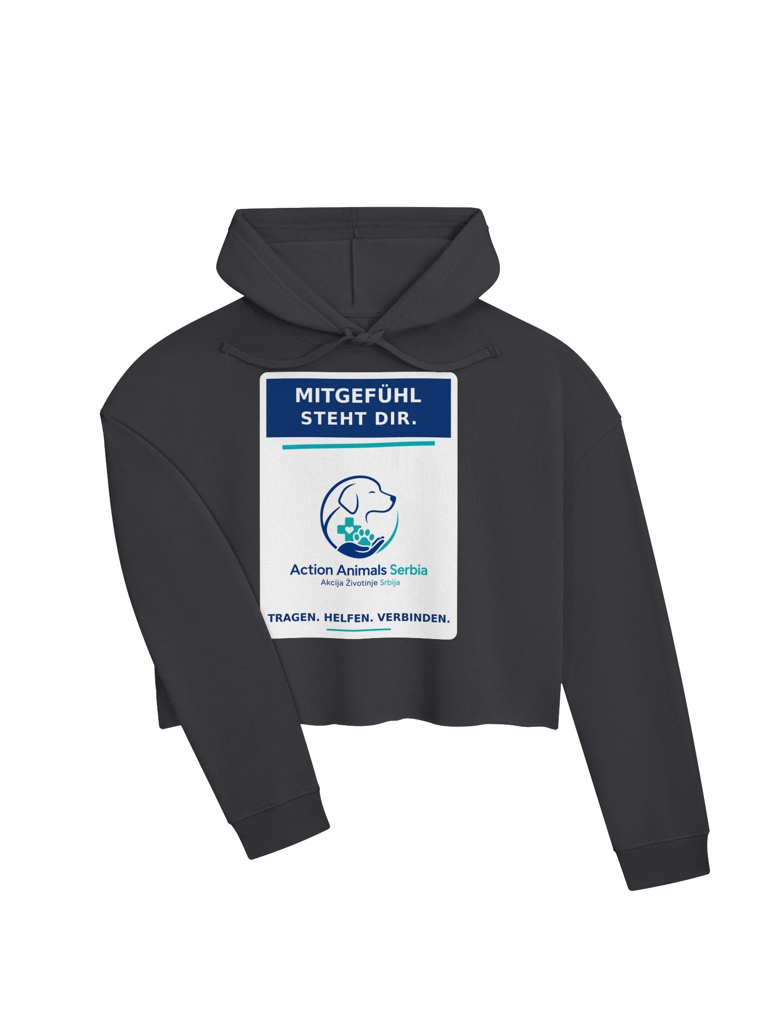 AAS · Mitgefühl steht dir – Cropped Hoodie product image (7)
