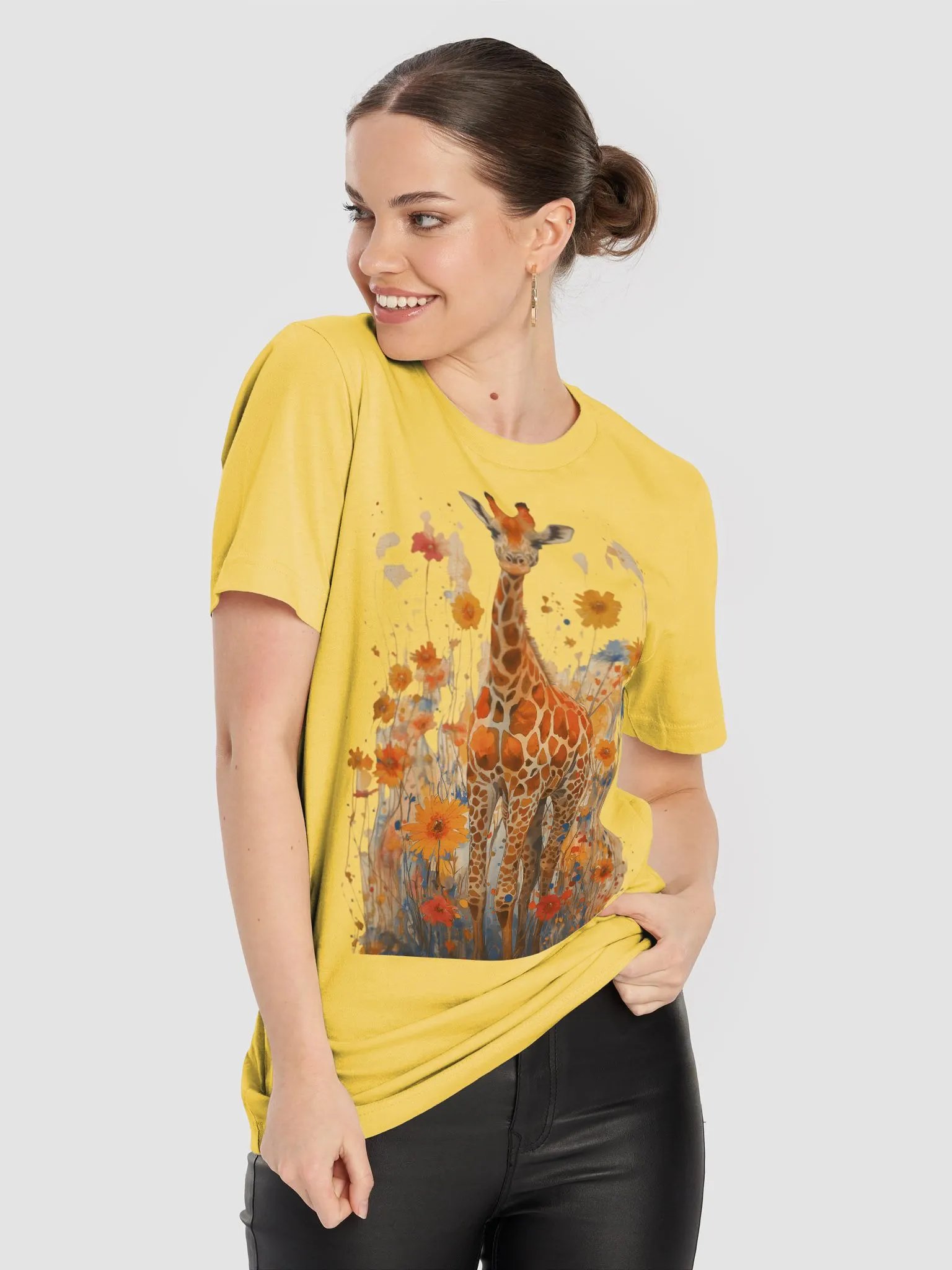 Baby Giraffe in flowers #1 product image (26)