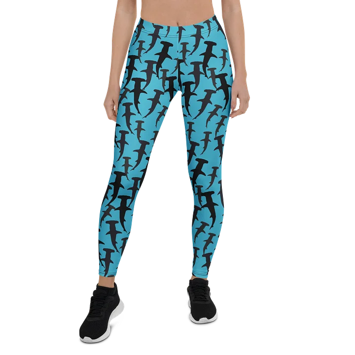 Schooling Hammerhead Sharks - Leggings - Clear Ocean product image (1)