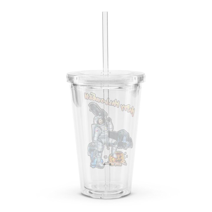 BeEasyBeez Halloween Clear Plastic Tumbler product image (2)