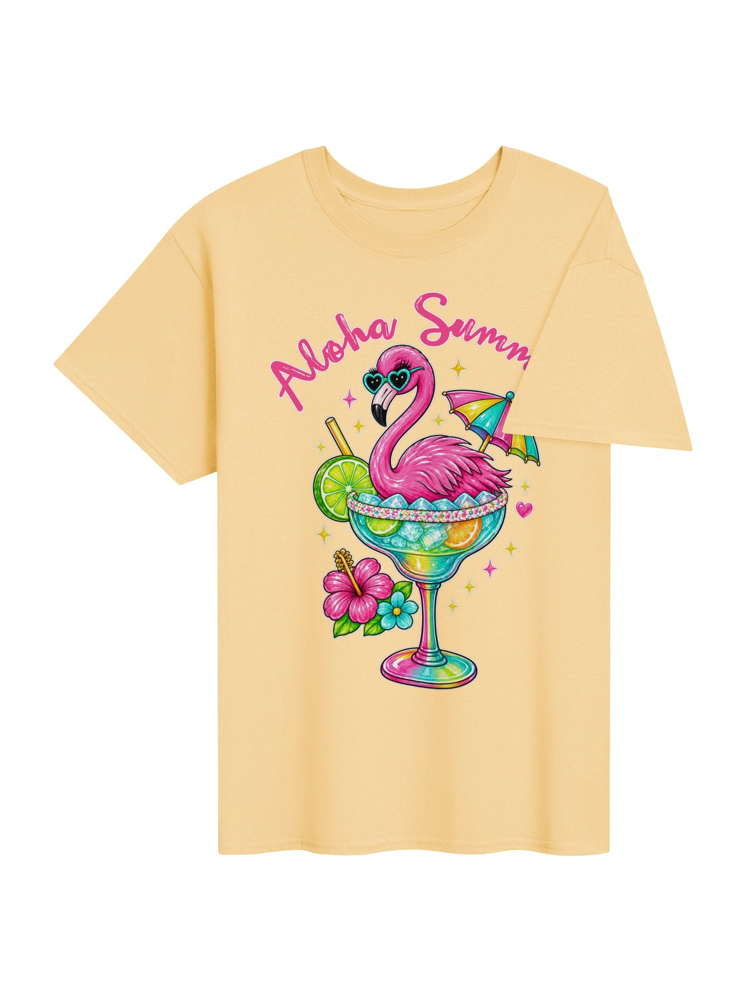 Aloha Summer Flamingo Tee product image (32)