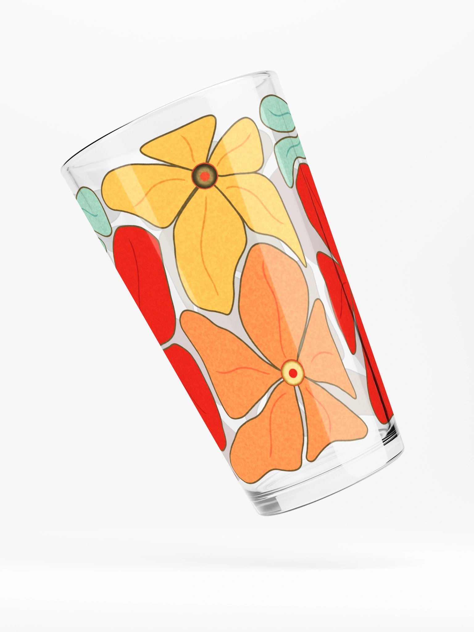 Petals and Olives Shaker Pint Glass product image (3)