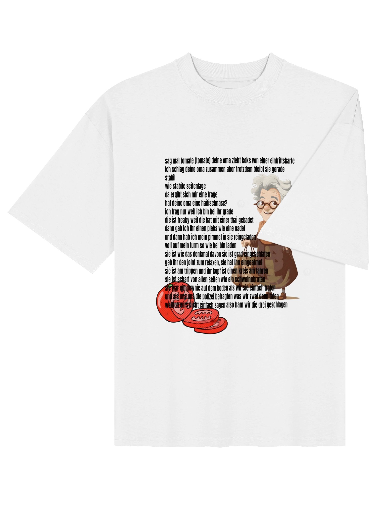 "SAG MAL TOMATE" Shirt product image (7)