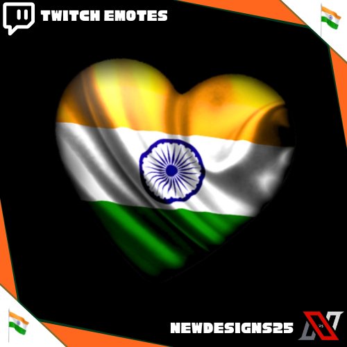 India Animated Heart Emote product image (1)